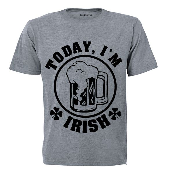 I'm Irish! - Mens T-Shirt - Grey image