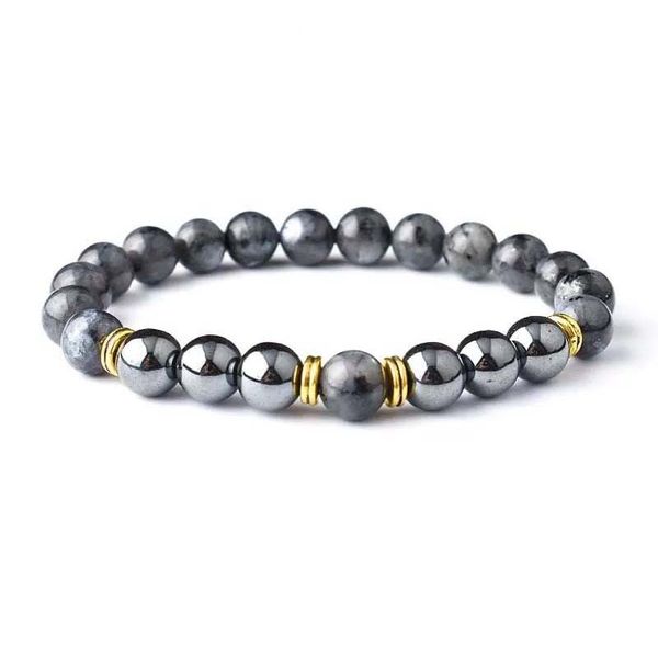Hematite Health Care Stretch Bead Bracelets C image