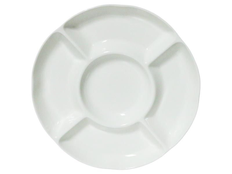 George &amp; Mason 3-Section Appetiser Platter-Dia:31cmxH3.5cm