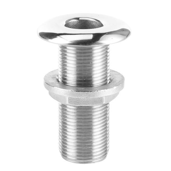 Generic 316 Stainless Steel Water Drain Hose Barb 1/2in for 2in Boat Hose