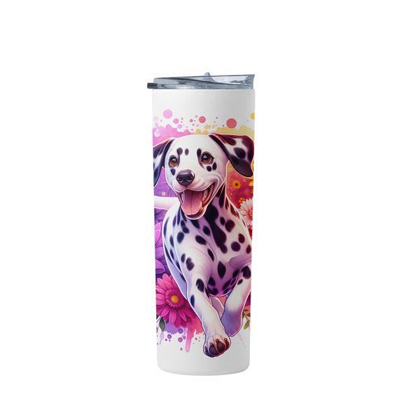 Dalmatian Dreams Double Wall Stainless Steel Travel Tumbler 900ml