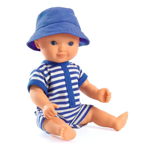 Djeco Pomea Dolls - Baby Olive Bath Doll