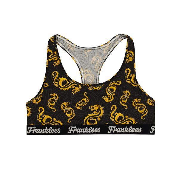 Franklees Women's Racerback Bralette Cotton Soft Underwear