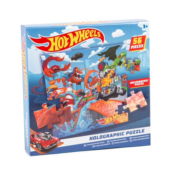 Hot Wheels 56Piece Holographic Puzzle