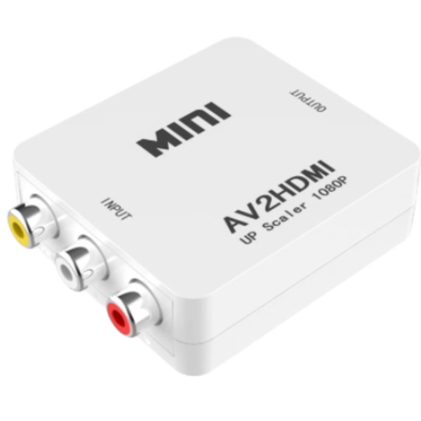 AV To HDMI Converter Adapter - RCA Cable to HDMI Splitter HDMI Adapter