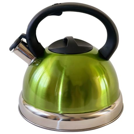 Kitchen 3L Tea Kettle in Multi-Colors - Stainless Steel Whistling