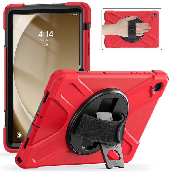 TUFF-LUV Samsung Galaxy Tab A+ (SM-X210/SM-X216) Armour Jack Rugged Case - Red