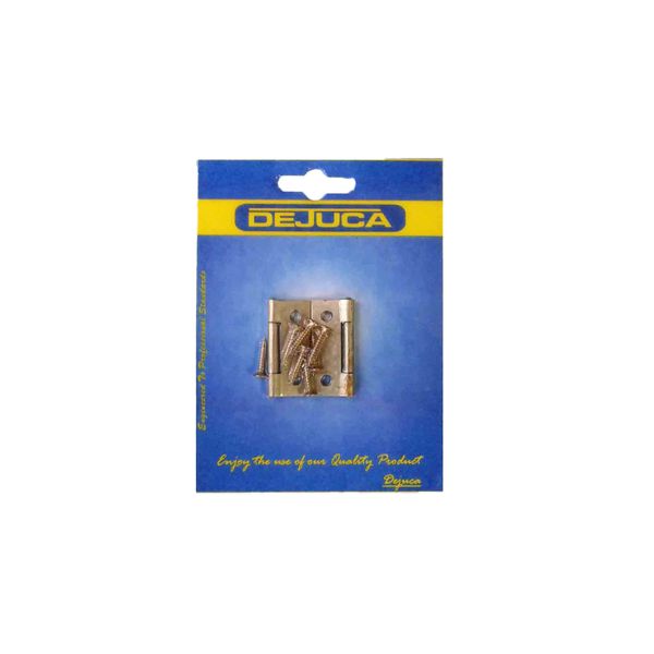 Dejuca - Butt Hinge - Bp - 40mm - 1pair/Card - 3 Pack