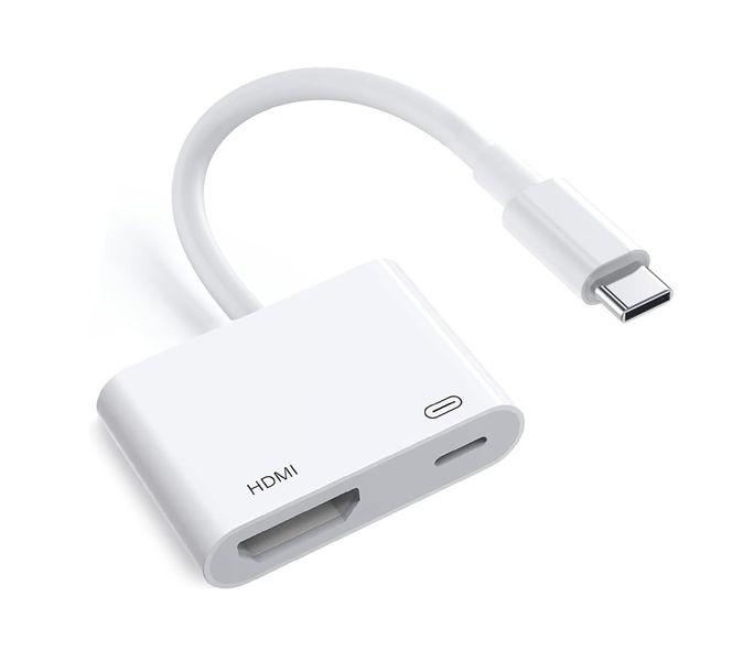 Type-C to HDMI 4K Display Adapter + 100W Power Delivery Fast Charging