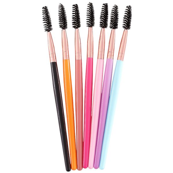 7 Piece - Reusable Eyebrow &amp; Eyelash Extension Brushes - Multicolor