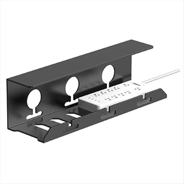 Under Desk Cable Management Metal Cable Tray No Drilling Sturdy L