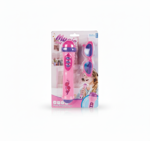 Musical Microphone and Sunglasses Set for Kids' Playtime Fun