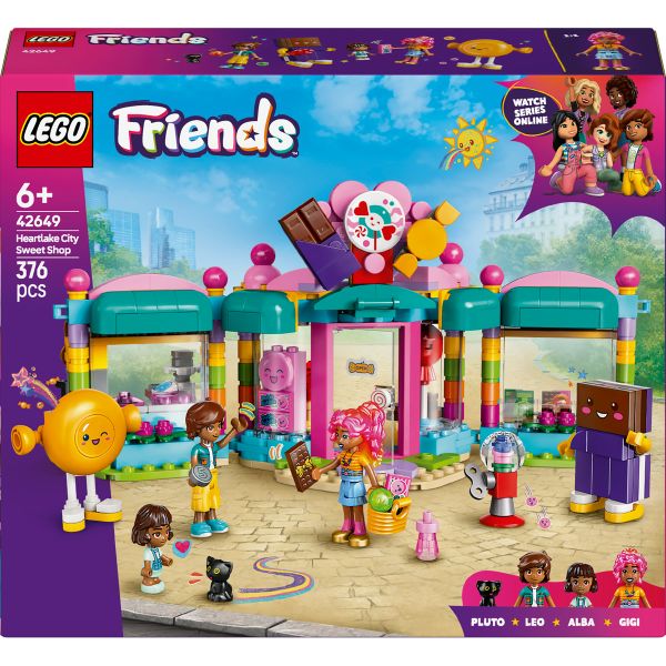 LEGO® Friends Heartlake City Sweet Shop Pretend-Play Set, Role-Play Toy 42649