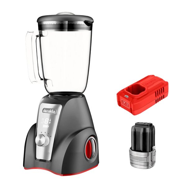 Decakila - 2 Speed Cordless Blender Plastic Cup 1.5L
