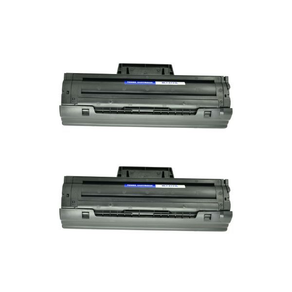 Inksaver Samsung D111L / MLT-D111L / 111L Pack of 2 Compatible Black Toners