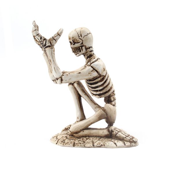 Desk Small Skull Pen Rack Stationery Storage Rack Desk Decoration