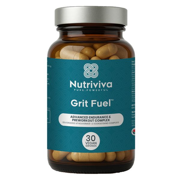 NutriViva Grit Fuel Advanced Endurance, Strength &amp; Preworkout Complex