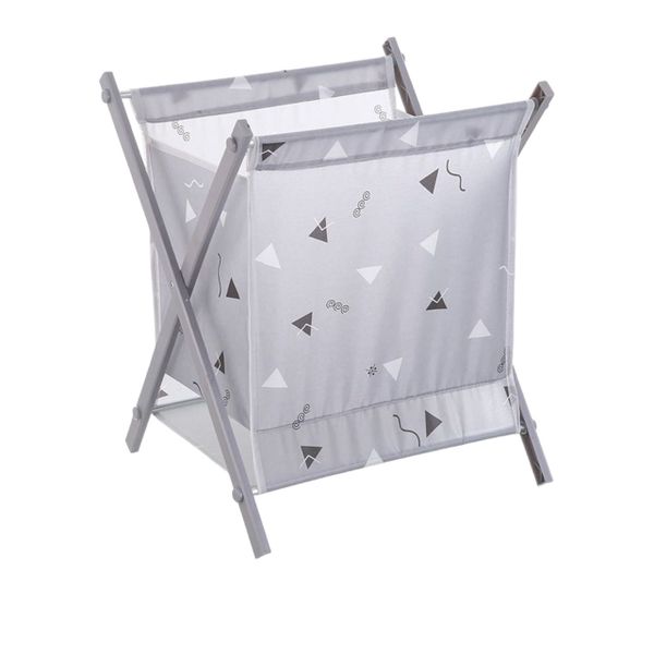 Collapsible Laundry Basket Toy Storage Bin Cloth Laundry Hamper 37CM