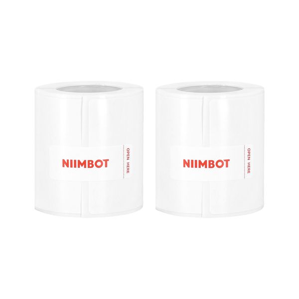 Niimbot - B1 / B21 / B3S - 50 x 80mm - White - 2 Pack (95 Labels per Roll)