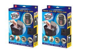 2 Pack Leak Proof Car Trash Can With Hanging Straps | Shop Today. Get