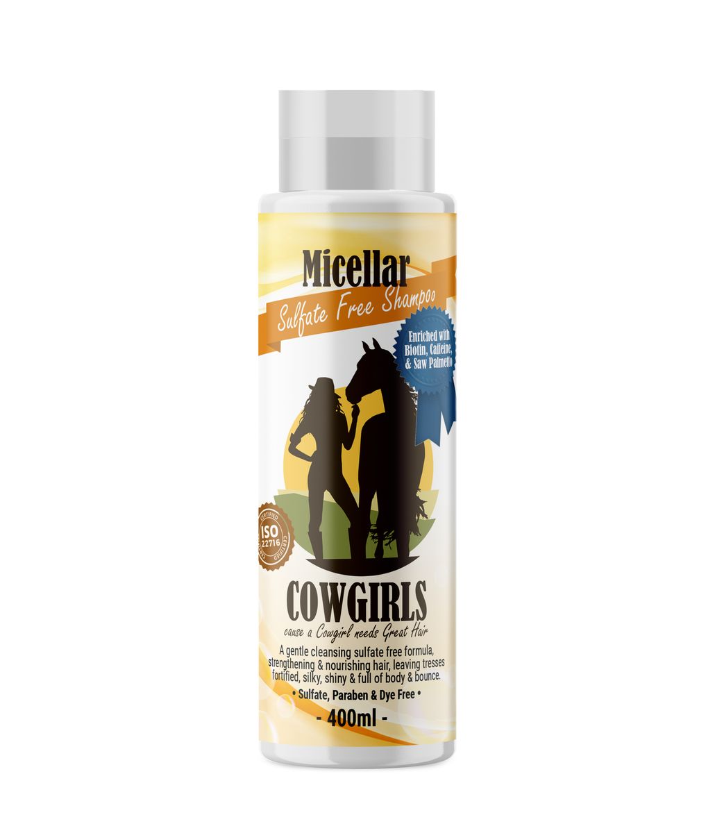 Cowgirls Micellar Sulfate Free Shampoo 400ml