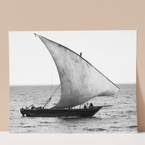 Traditional Boat in Zanzibar Wall Print