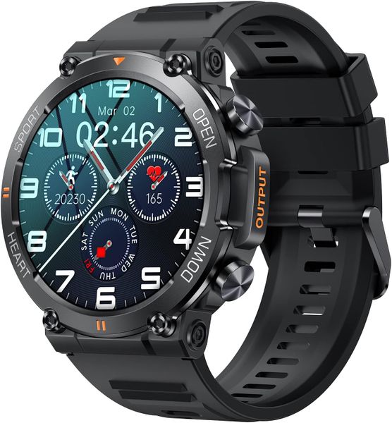 K56PRO Smartwatch - HD display, blood oxygen monitoring, remote camera