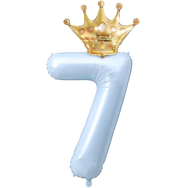 Light Blue Number 7 image