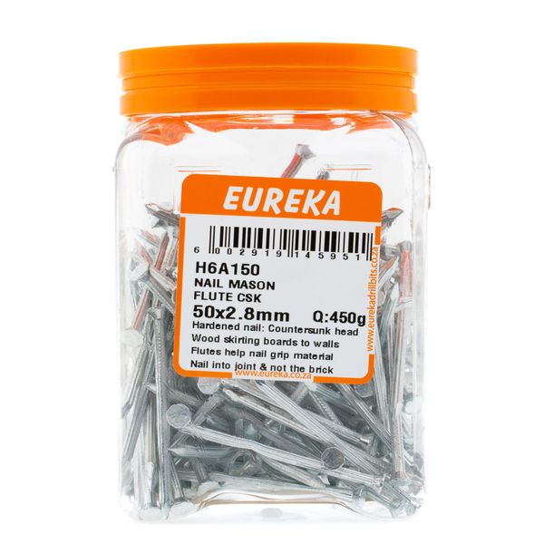 EUREKA Masonry Nail 50 x 2.8mm Q:450g H6A150
