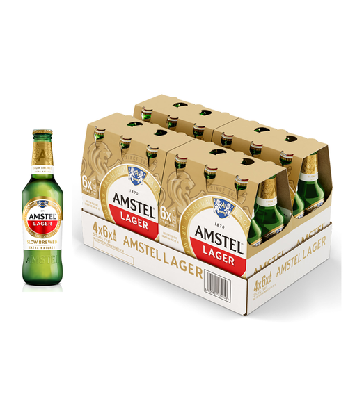 Amstel Lager - Beer NRB - 24 x 330ml