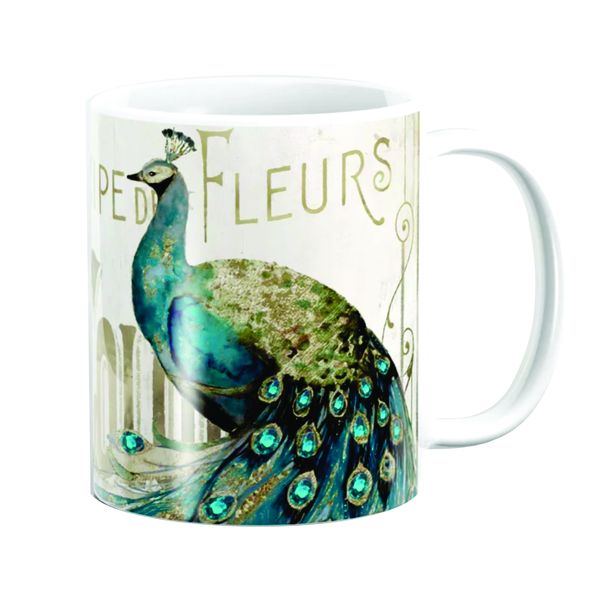 PepperSt Mug - Peacock Jewels