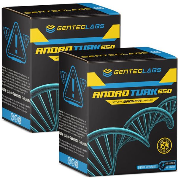 AndroTurk 650 (Turkesterone) Bundle (2 boxes)