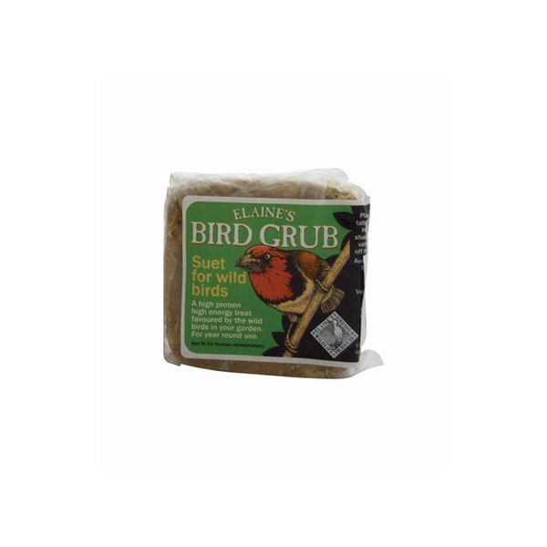 Elaine's Bird Grub Suet Slab 200g EBW002