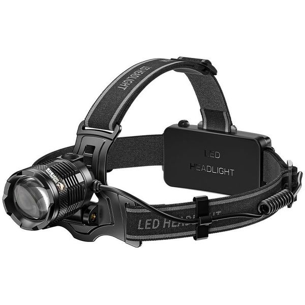 Smiling Shark 6000 Lumens LED Headlamp Torch Rechargeable Headlight-TD8018C