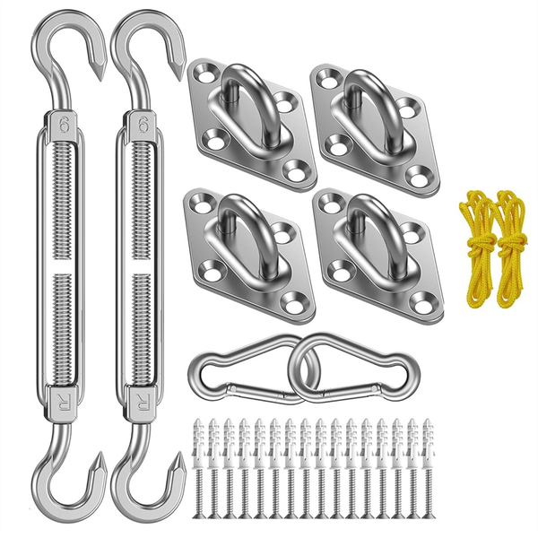 Shade Sail Hardware Kit M6 Shade Sail Hardware Installation Kit