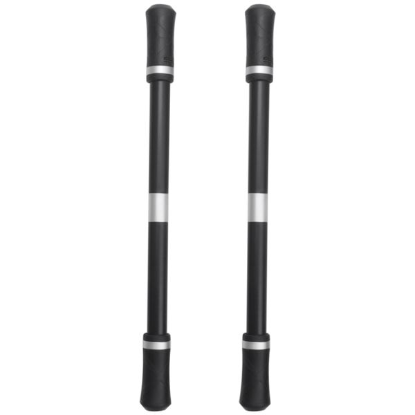 2PCS Spinning Pens with Weighted Ball Finger Rotating Pen (Black)
