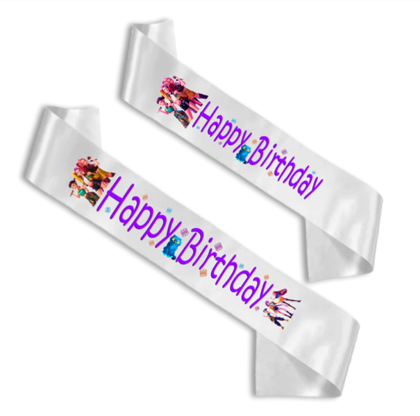 KPOP Demon Hunters Birthday Sash - 2 Pack