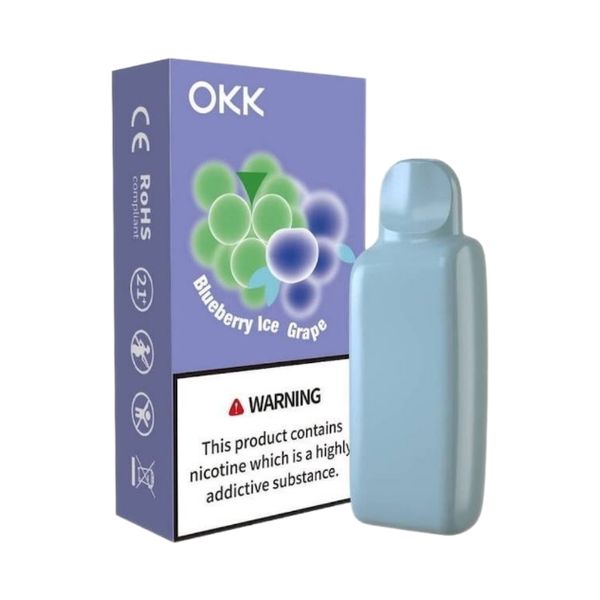 OKK Cross 5000 Puffs Disposable POD - Blueberry Iced Grape