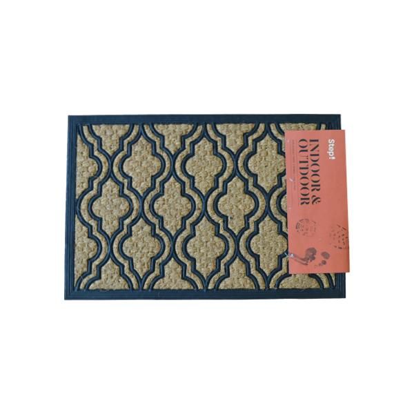 Step Hexagons Rectangular Doormat - 600 x 400mm
