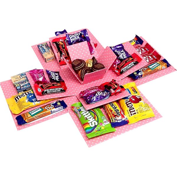 Petal Pop Mini 3-layer Chocolate Explosion Box Gift Hamper