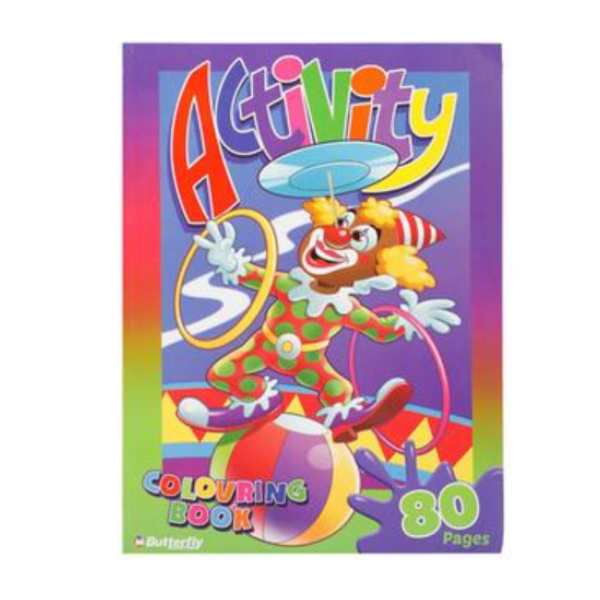 Butterfly - Activity Colouring Book 80 Page - Set of 2