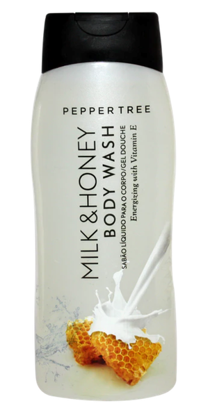 Pepper Tree Milk &amp; Honey Body Wash 400ml