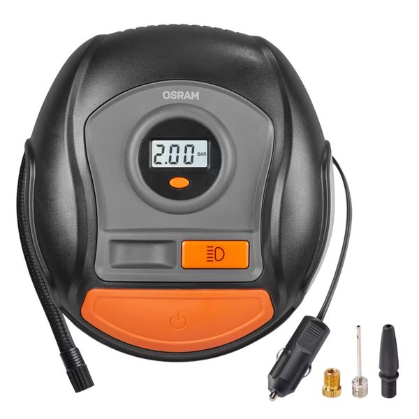 Osram Tyre Inflate 400 Digital Tyre Inflator with Wind-Up Cable