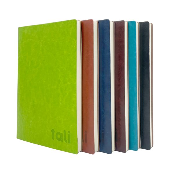 6-Pack Soft Cover PU Leather A5 Lined Journal Ruled A5 Notebook