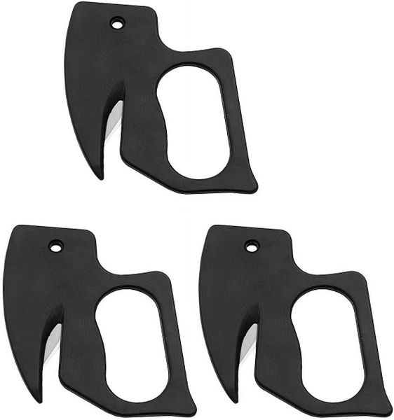3 Pack Plastic Mail Opener with Concealed Cutting Edge for Home Office