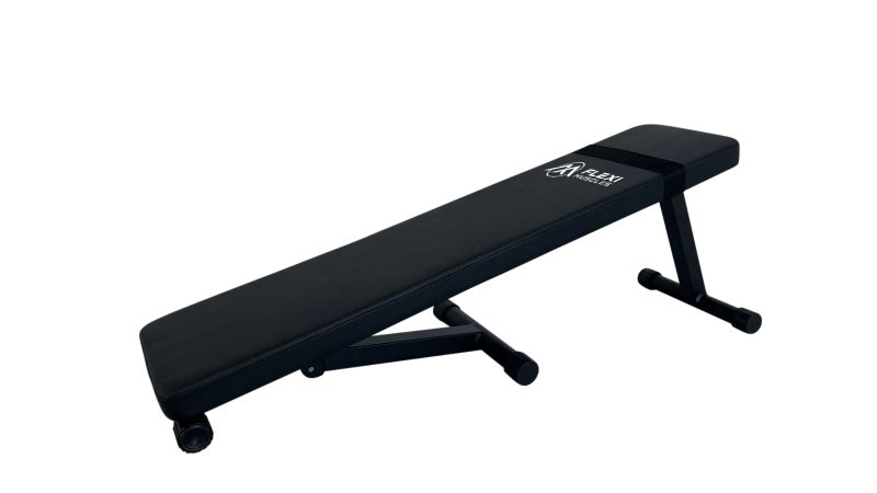 Flexi Muscles - Flat Bench for Weight Lifting for Home Workout and Gym