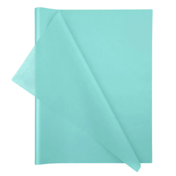 Wrapping Tissue Paper - 24 Sheets Aquamarine - Eco-friendly &amp; Recyclable