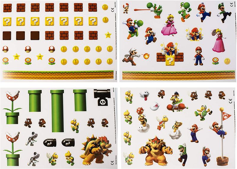 Super Mario Bros Gadget Decals