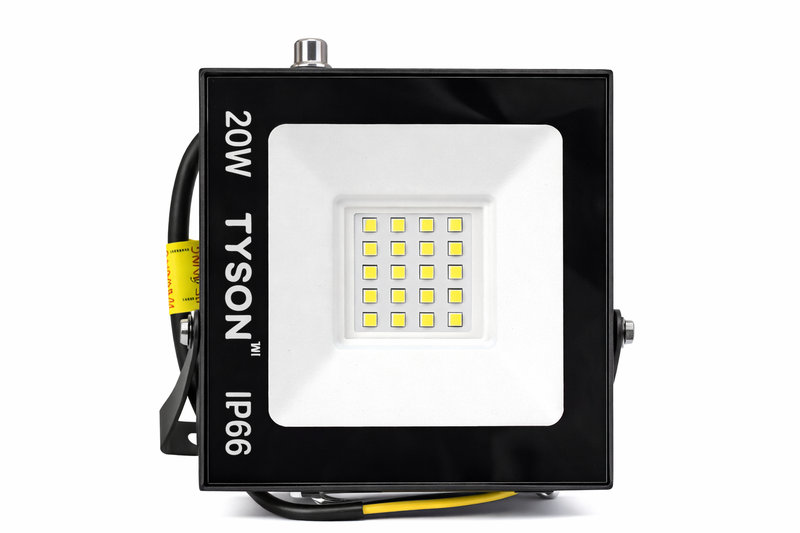 TYSON 20W LED Floodlight - IP66 Waterproof Outdoor Light - 3 Year Warranty