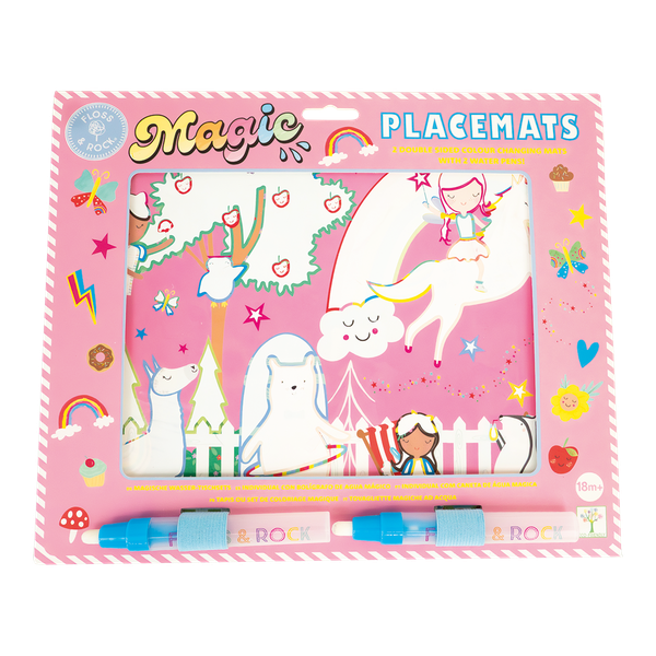 Floss and Rock - Magic Water Placemats Rainbow Fairy